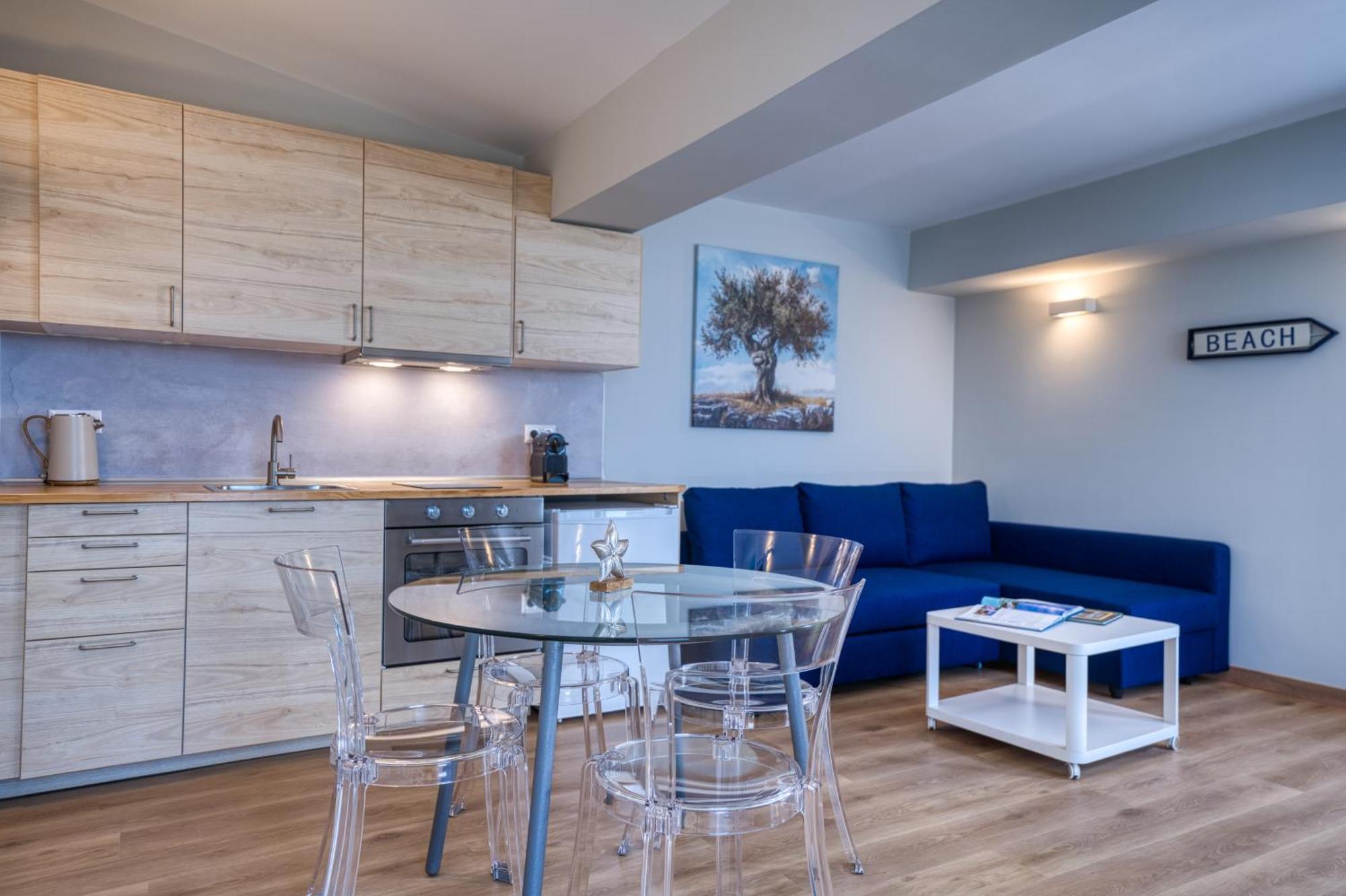 Glyfa Beach Villas Barbati Bagian luar foto