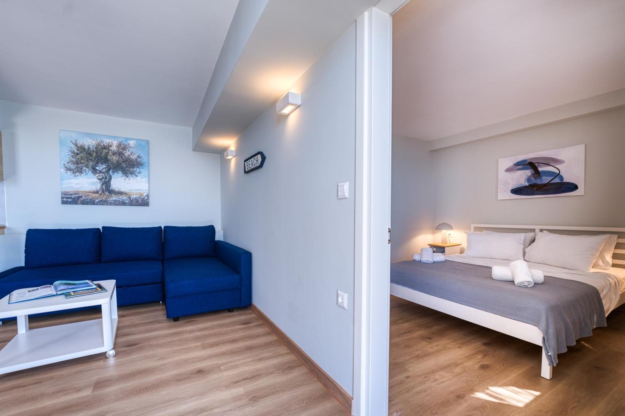 Glyfa Beach Villas Barbati Bagian luar foto