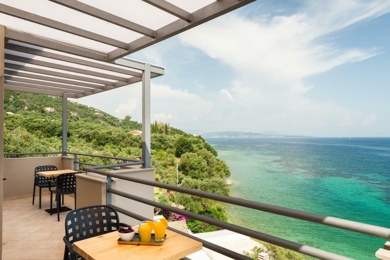 Glyfa Beach Villas Barbati Bagian luar foto
