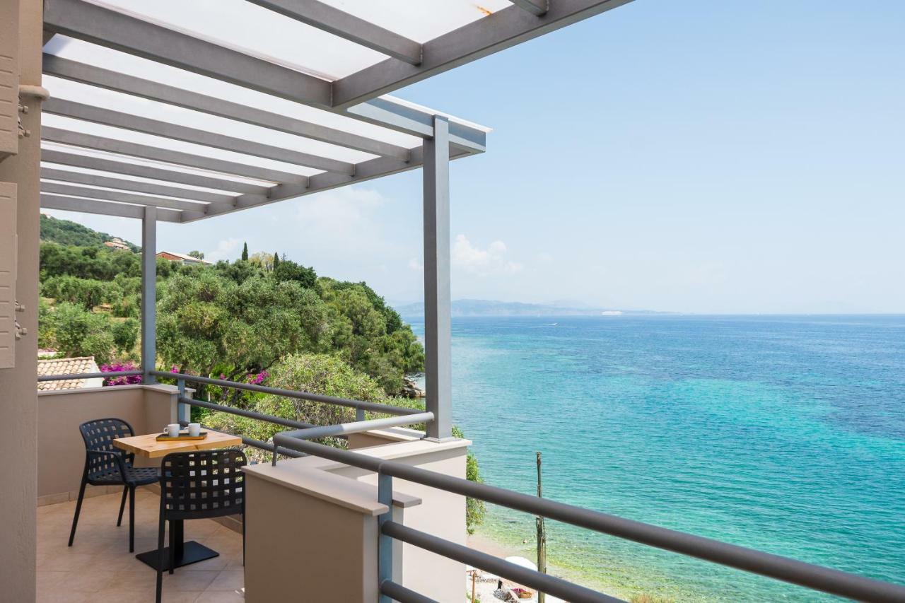 Glyfa Beach Villas Barbati Bagian luar foto