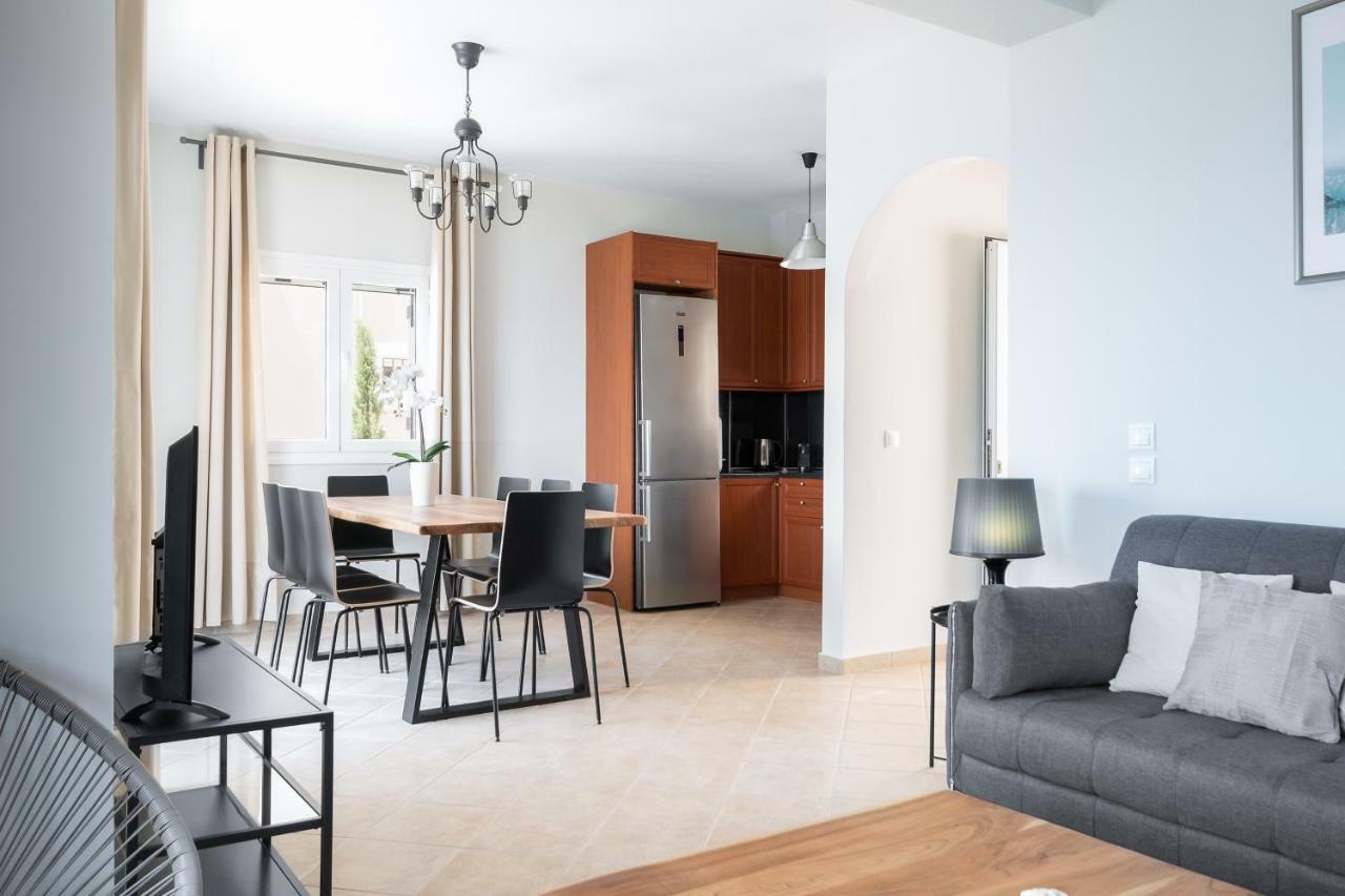 Glyfa Beach Villas Barbati Bagian luar foto