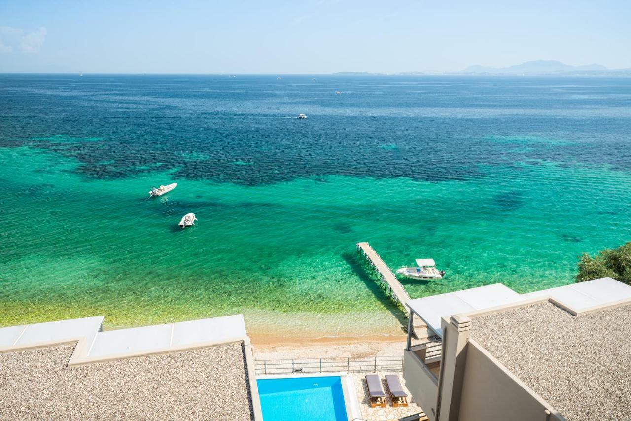 Glyfa Beach Villas Barbati Bagian luar foto