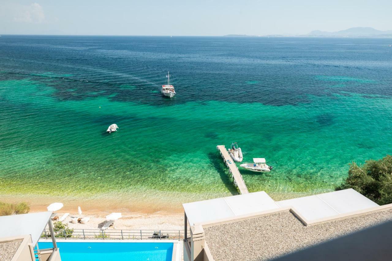 Glyfa Beach Villas Barbati Bagian luar foto