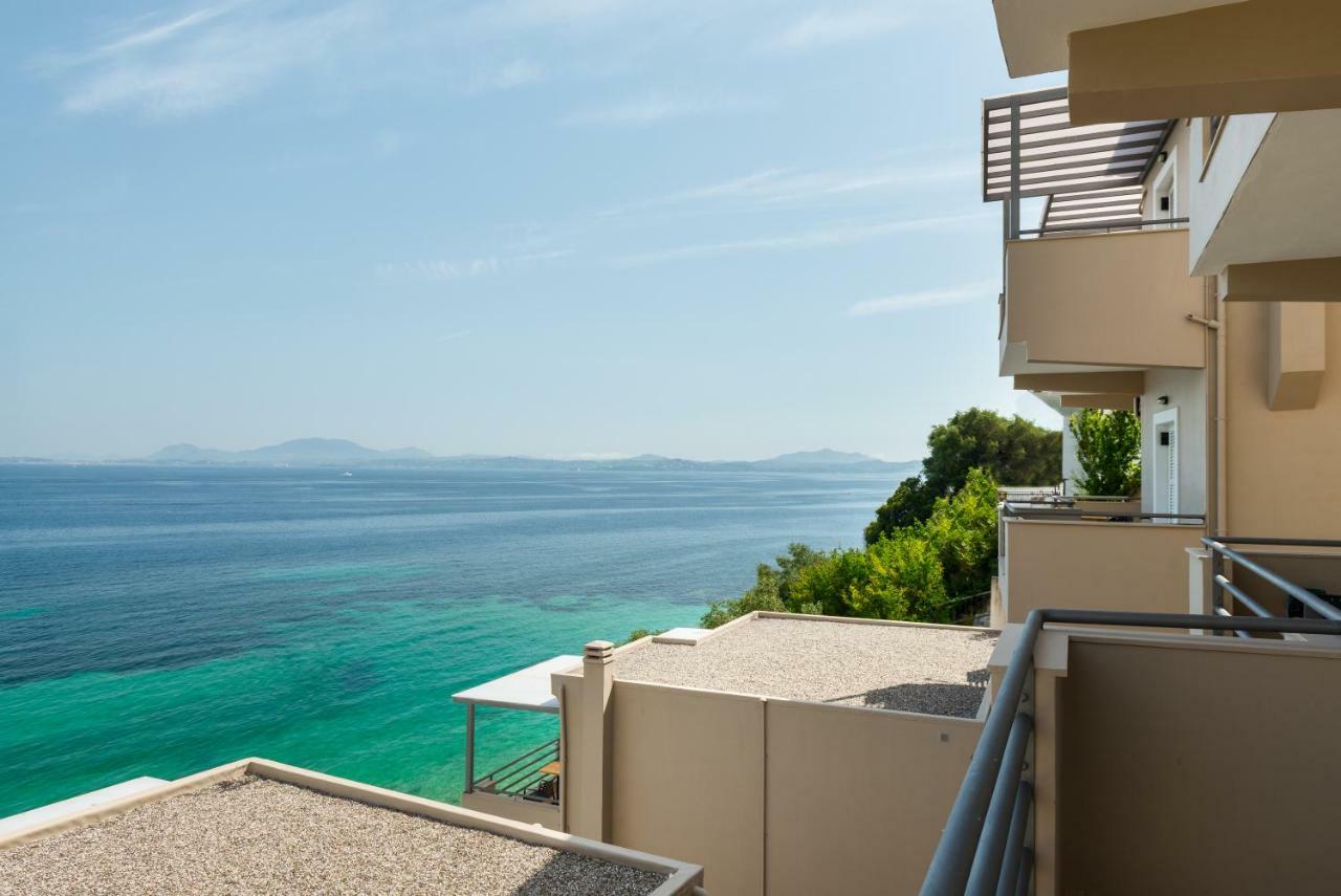 Glyfa Beach Villas Barbati Bagian luar foto