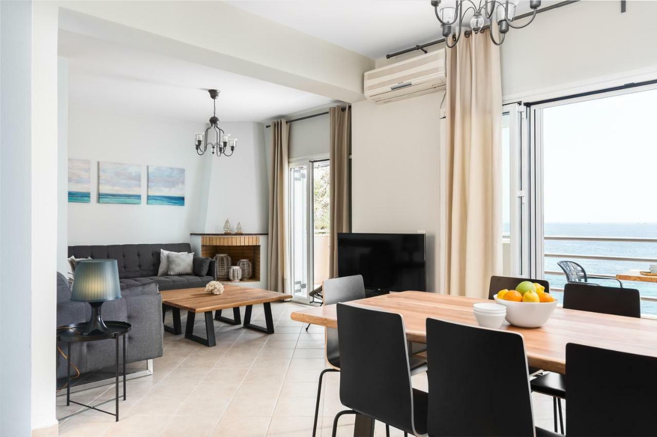 Glyfa Beach Villas Barbati Bagian luar foto