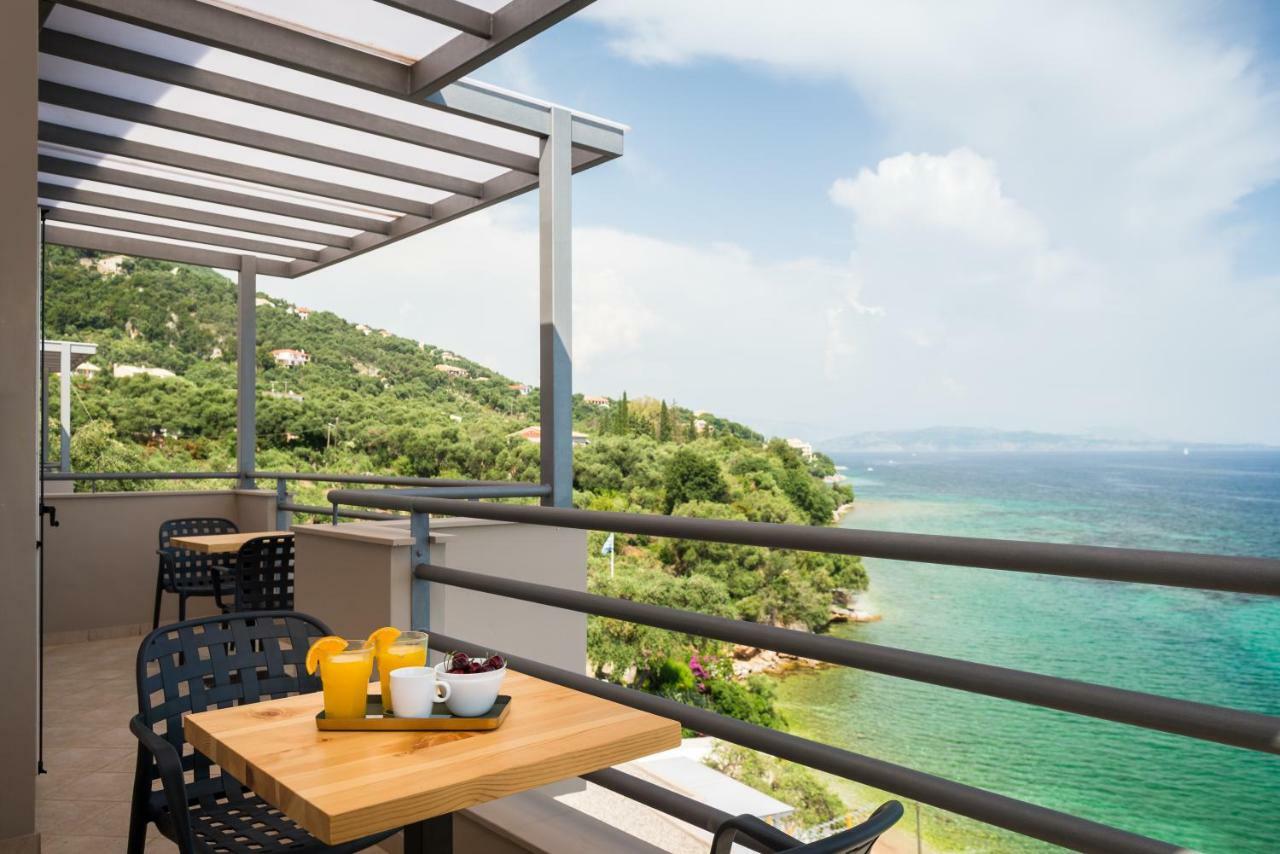 Glyfa Beach Villas Barbati Bagian luar foto