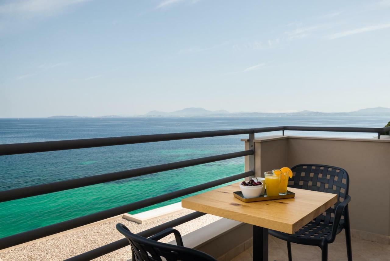 Glyfa Beach Villas Barbati Bagian luar foto