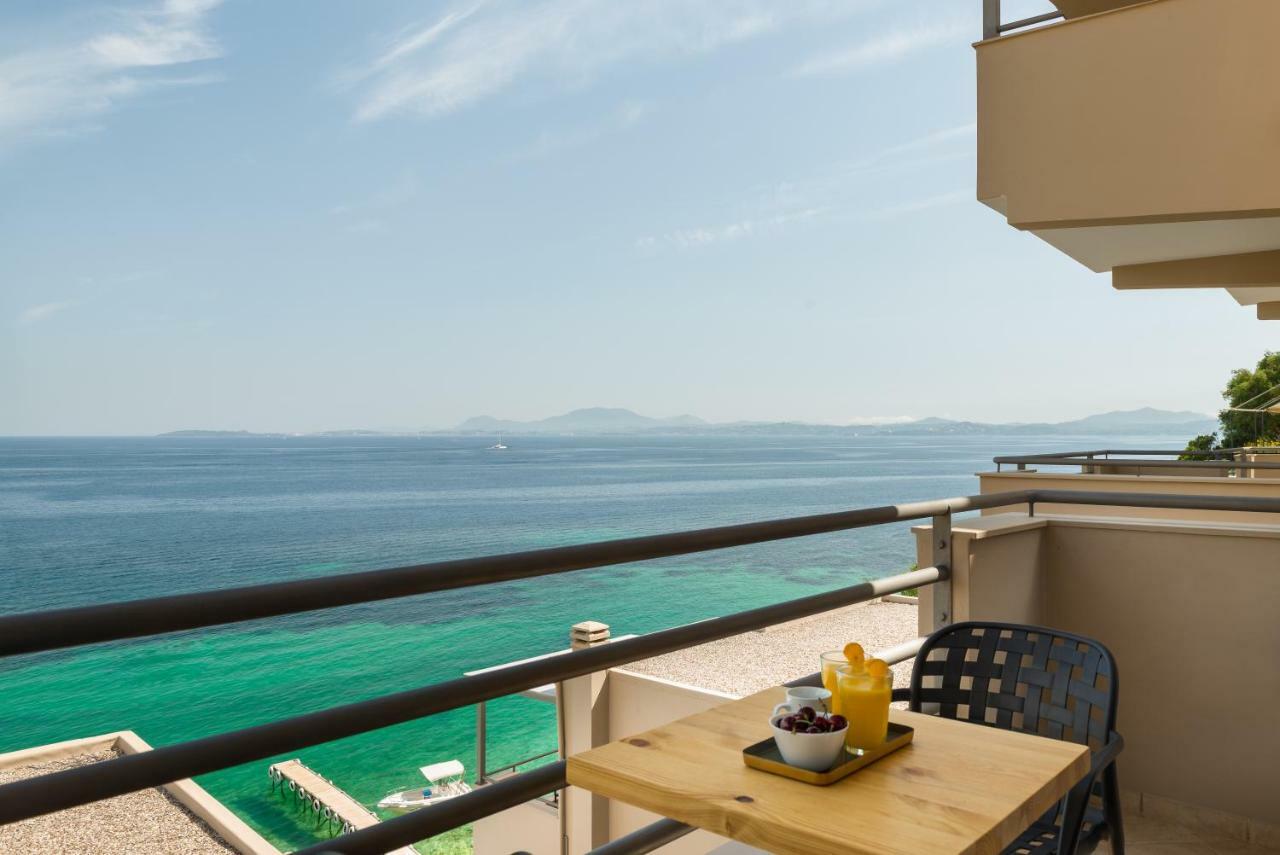 Glyfa Beach Villas Barbati Bagian luar foto