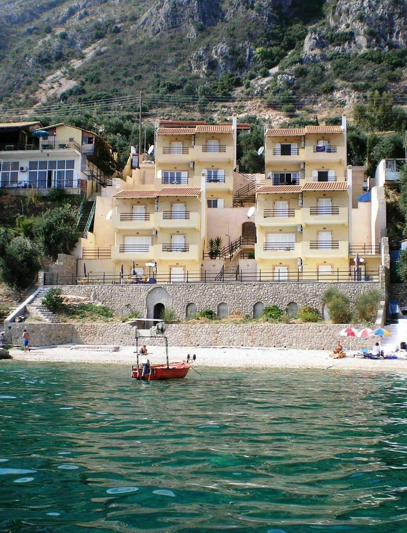 Glyfa Beach Villas Barbati Bagian luar foto