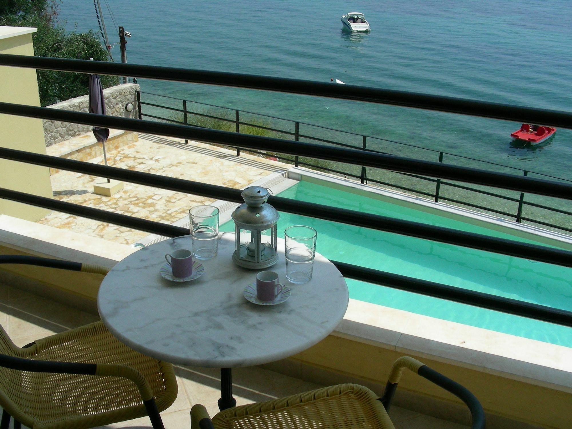 Glyfa Beach Villas Barbati Bagian luar foto